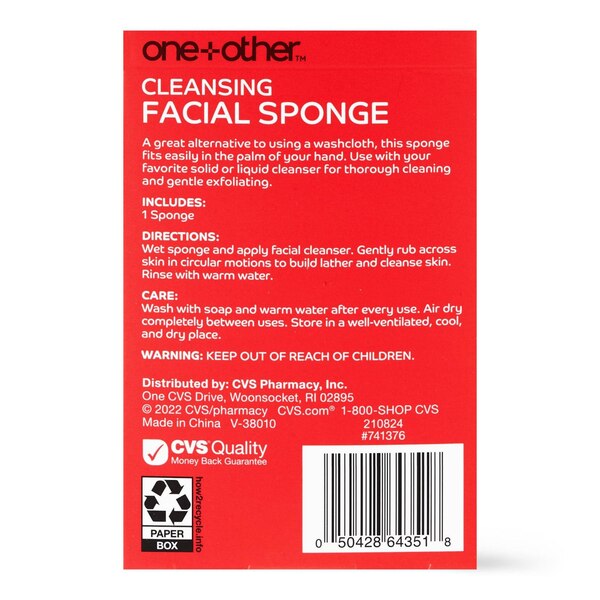 one+other Cleansing Facial Sponge
