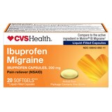 CVS Health Ibuprofen Migraine 200 MG Softgels, thumbnail image