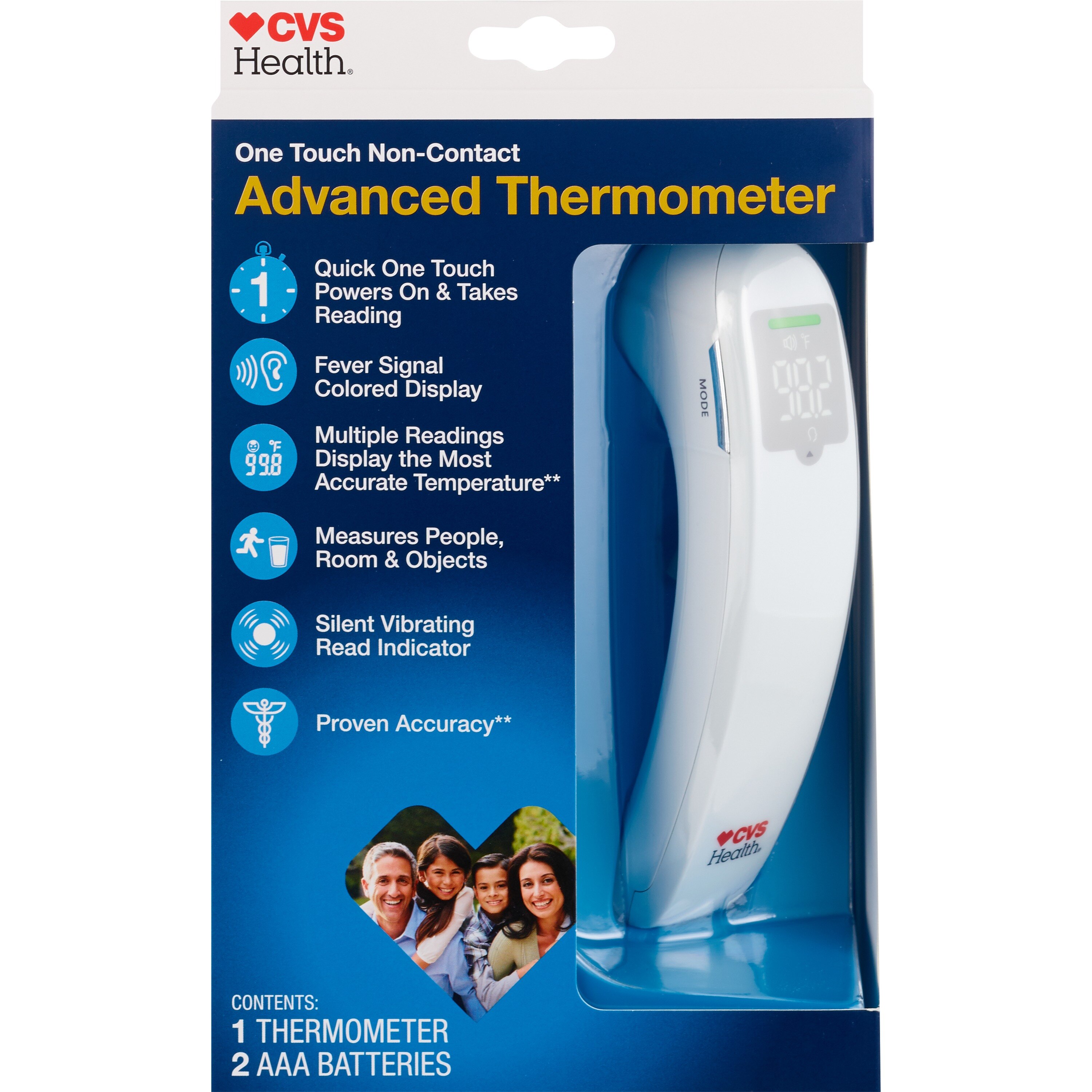 CVS Health One Touch Non-Contact Advanced Thermometer