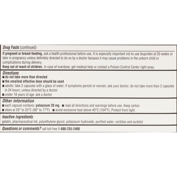 CVS Health Ibuprofen Migraine 200 MG Softgels
