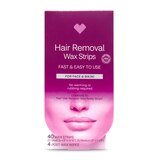 CVS Health Hair Removal Wax Strips For Face & Bikini, 40 CT, thumbnail image