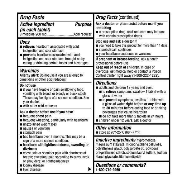 CVS Health Heartburn Relief Tablets