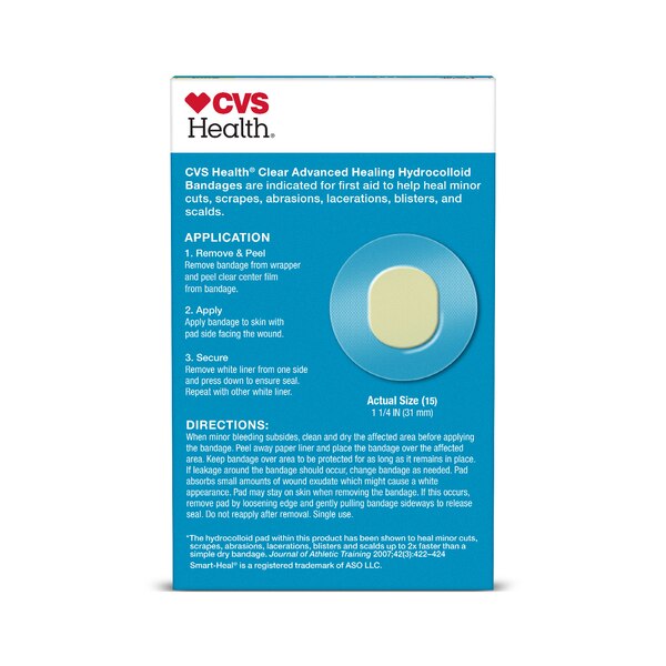 CVS Health Clear Advanced Healing Hydrocolloid Spot Bandages