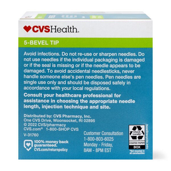 CVS Health Pen Needle, 50 CT