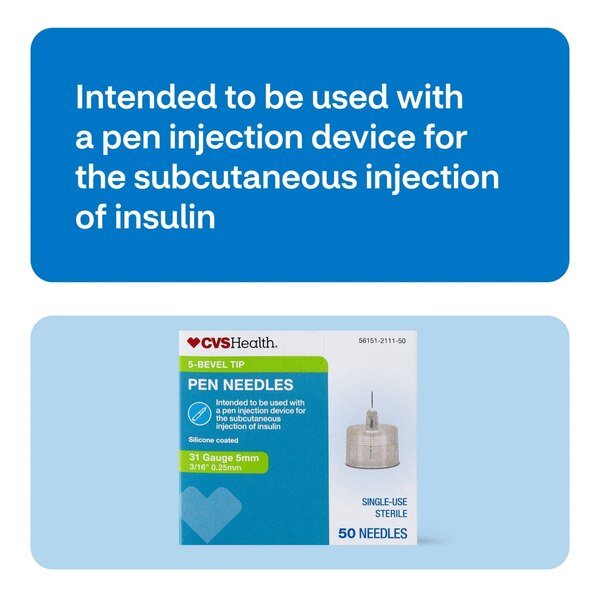 CVS Health Pen Needle, 50 CT