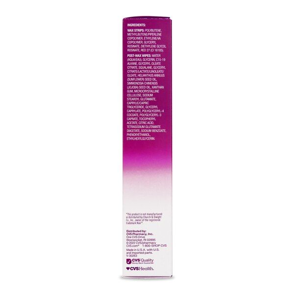 CVS Health Ready-to-Use Hair Removal Wax Strips For Leg & Body