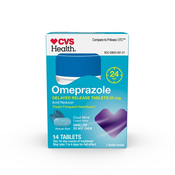 CVS Health Omeprazole Delayed Release Tablets