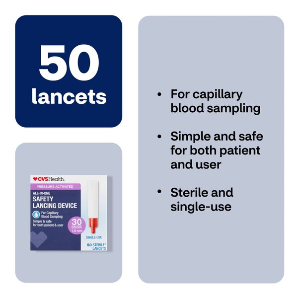 CVS Health All in One Lancing Device