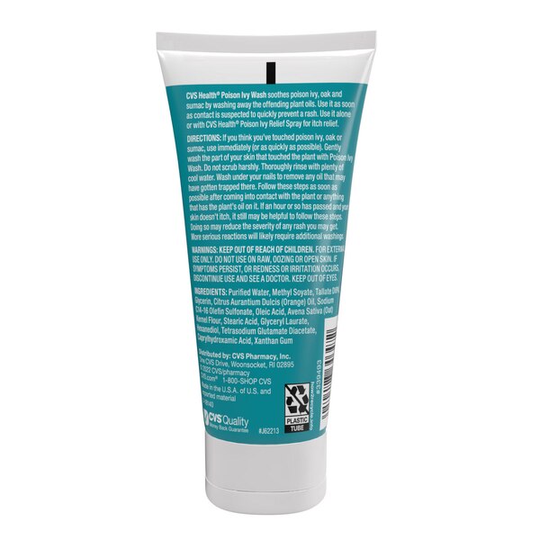 CVS Health Dual Action Poison Ivy Relief Wash