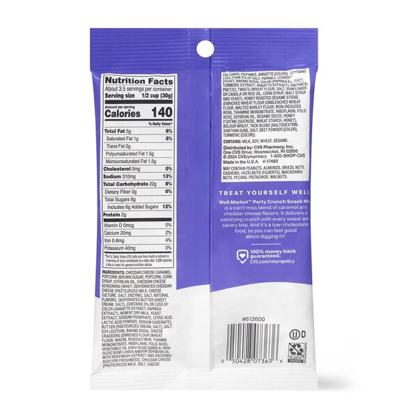 Well Market Party Crunch Snack Mix, 3.5 oz