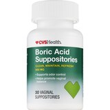 CVS Health Boric Acid Vaginal Suppositories, 30 CT, thumbnail image
