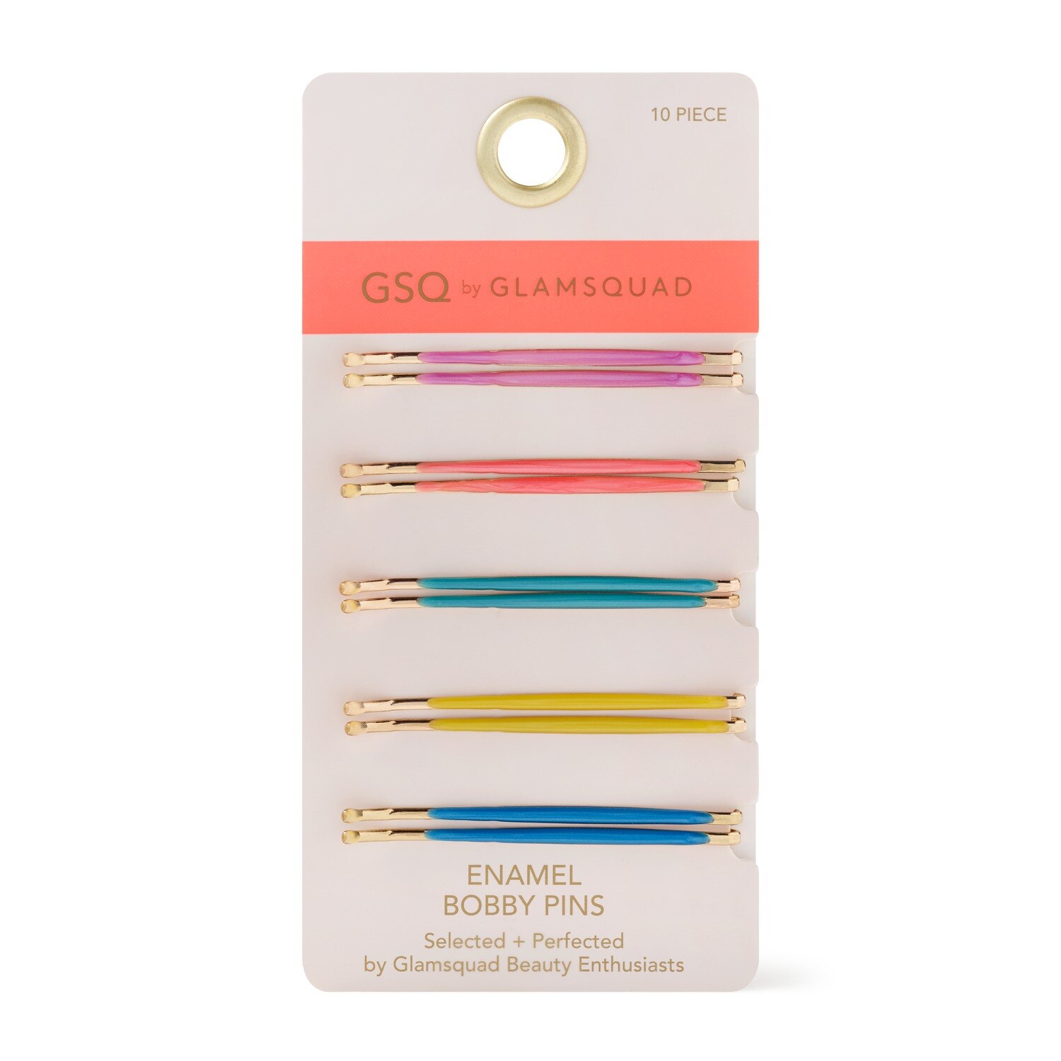 GSQ by GLAMSQUAD Enamel Bobby Pins, 10CT