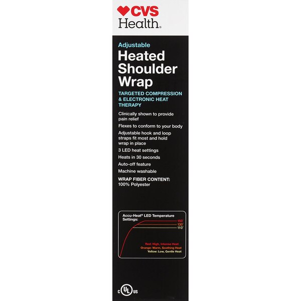 CVS Health Adjustable Heated Shoulder Wrap