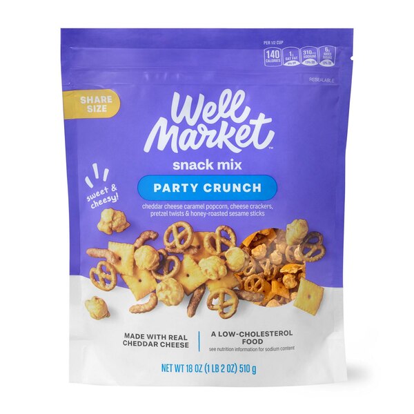 Well Market Party Crunch Snack Mix, 18 oz