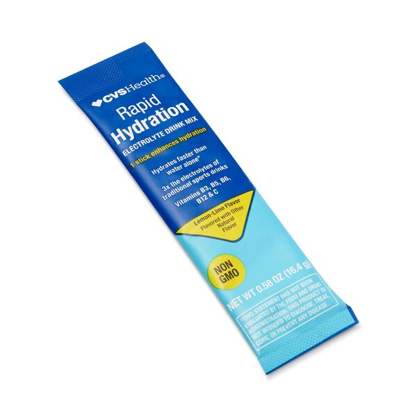 CVS Health Adult Eletrolyte Boost, Lemon Lime, .56 OZ, 10 CT