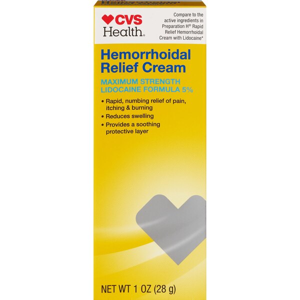 CVS Health Maximum Strength Hemorrhoidal Relief Cream