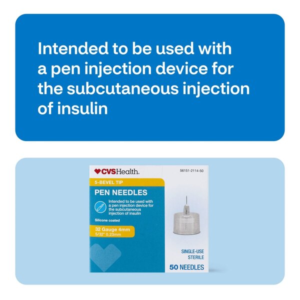 CVS Health Pen Needle, 50 CT