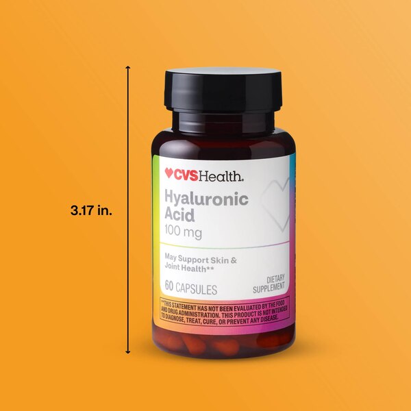 CVS Health Hyaluronic Acid Capsules, 60 CT