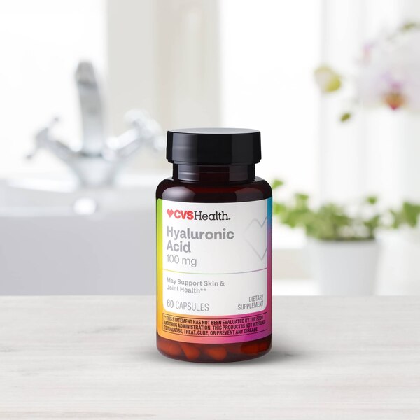 CVS Health Hyaluronic Acid Capsules, 60 CT
