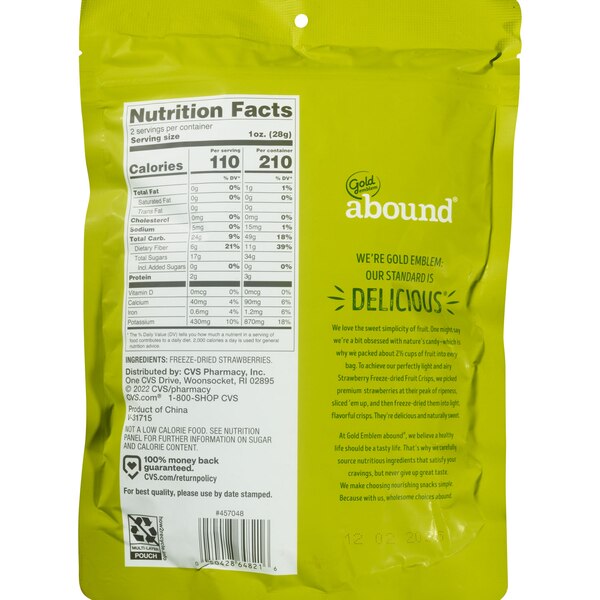 Well Market™ Unsweetened Freeze-Dried Strawberries