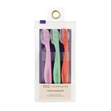 GSQ by GLAMSQUAD Travel Facial Razor Set with Caps, thumbnail image