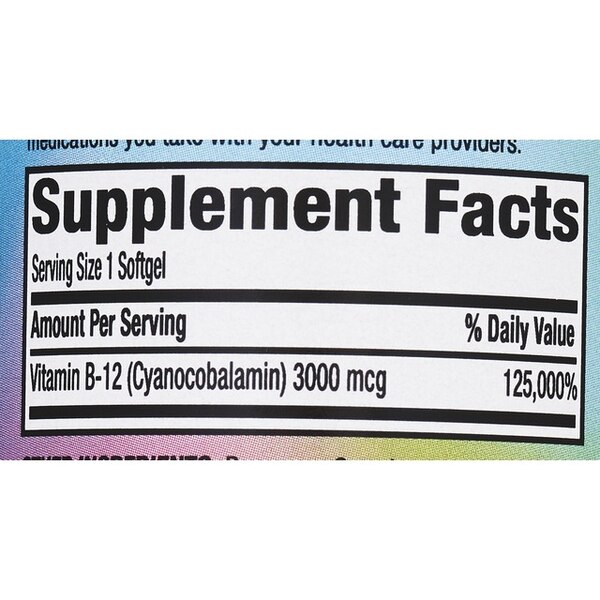 CVS Health Vitamin B-12 Softgels, 60 CT