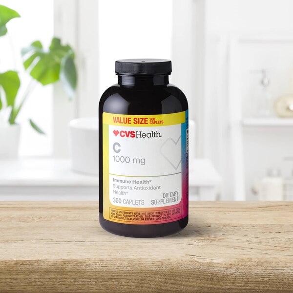 CVS Health Vitamin C Caplets, 300 CT