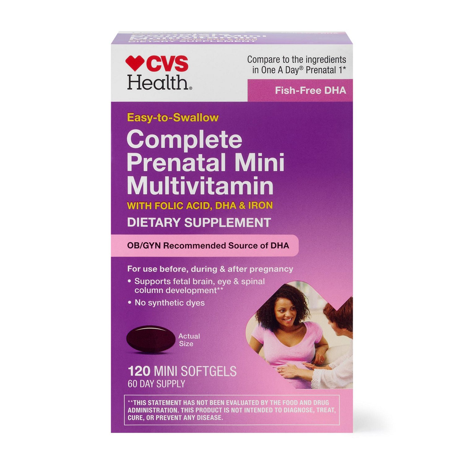CVS Health Complete Prenatal Minis, 120 CT