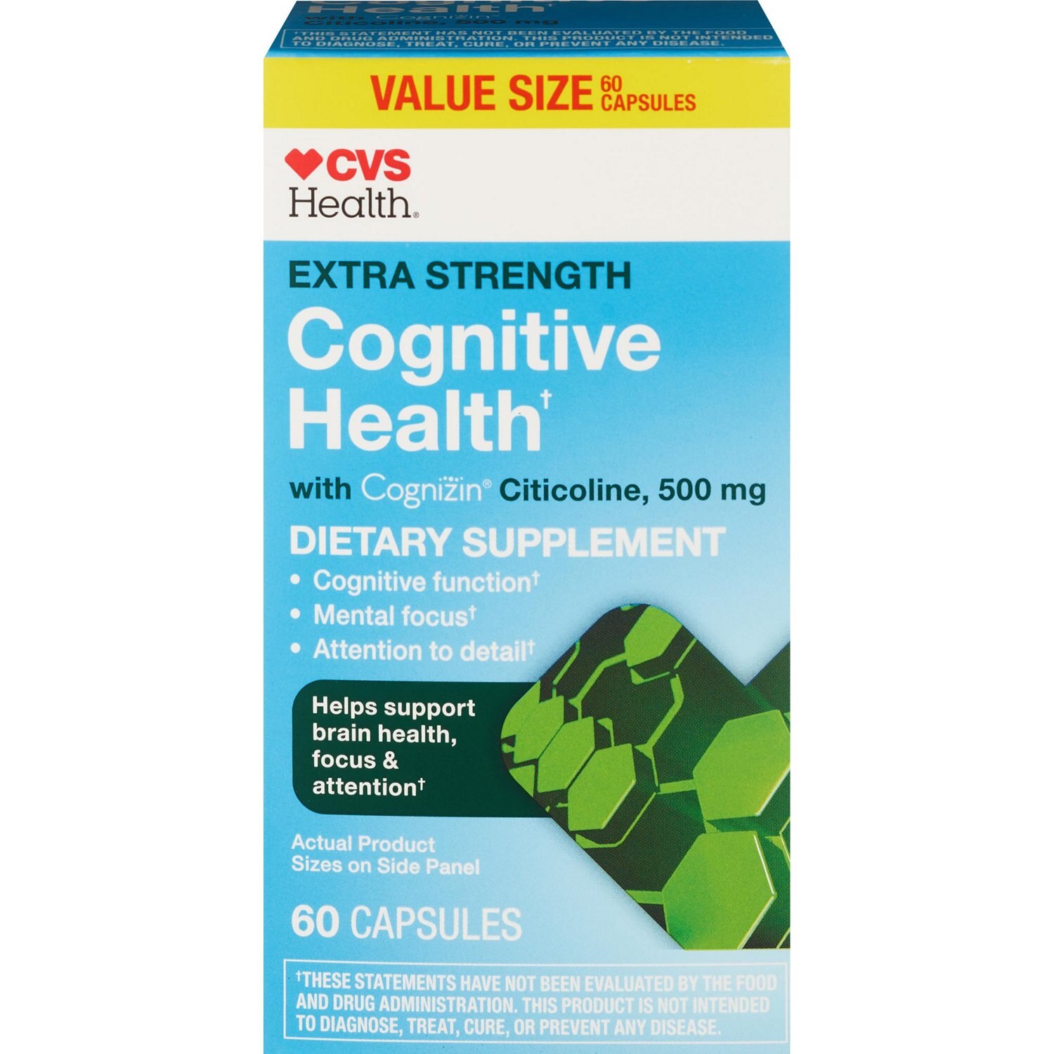 CVS Cognitive Health Capsules, 60 CT image.
