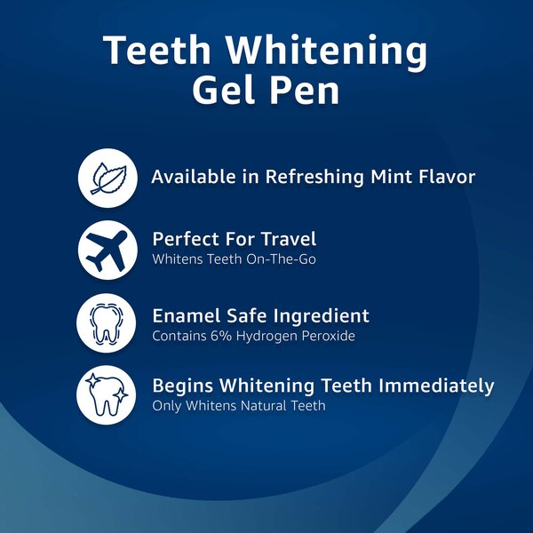 CVS Health Teeth Whitening Pen, Mint, 0.08 OZ