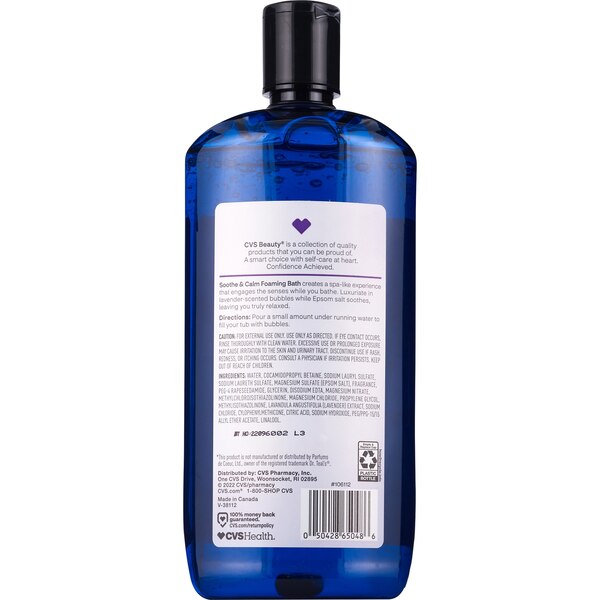 CVS Beauty Foaming Bath Salt