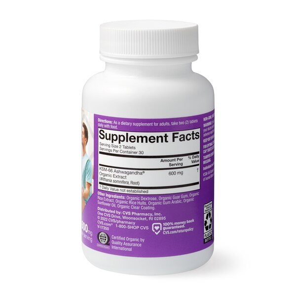 CVS Health Ashwagandha Tablets, 60 CT