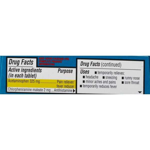 CVS Health Cold & Flu HBP Tablets, Decongestant Free, 20 CT