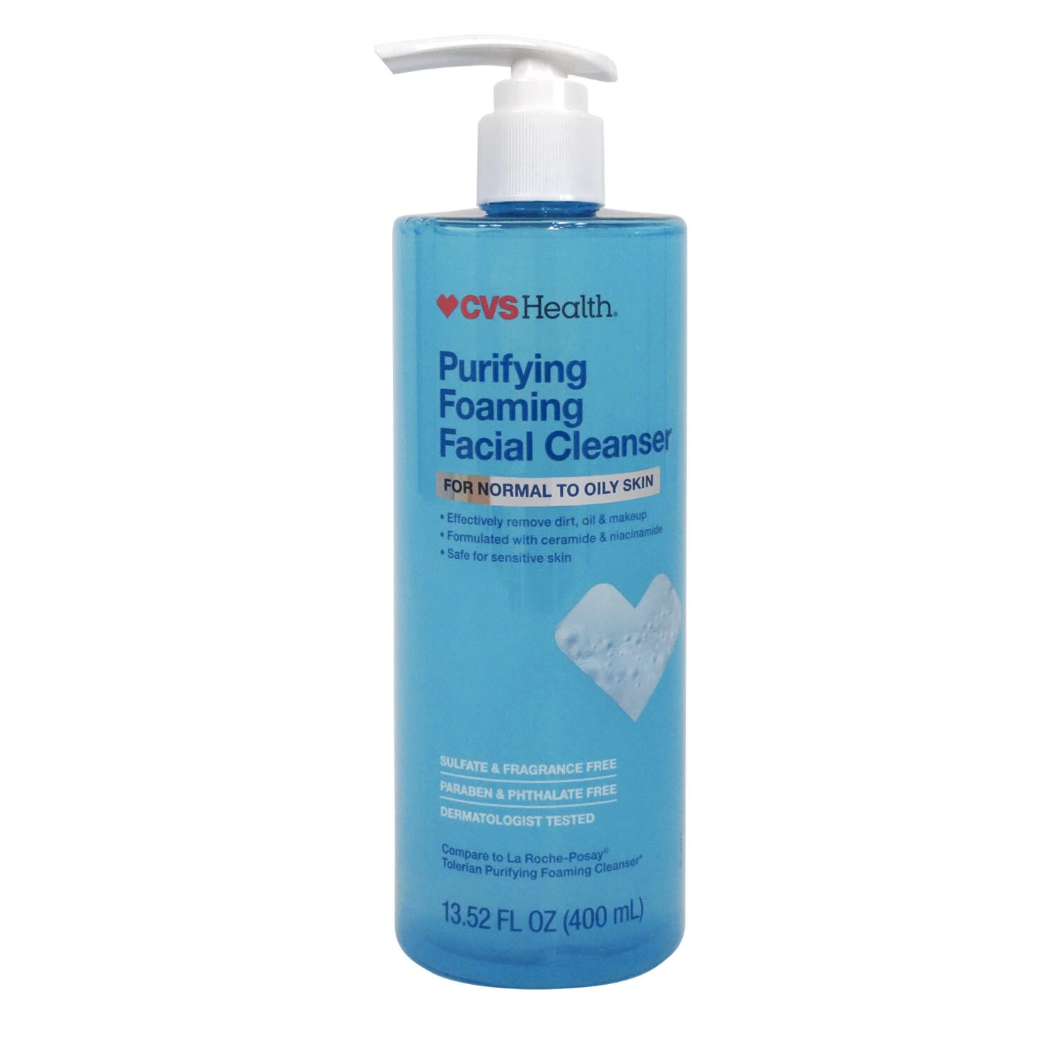 CVS Health Purifying Foaming Facial Cleanser for Normal to Oily Skin, 13.52 OZ