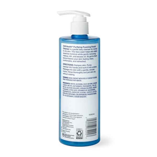 CVS Health Purifying Foaming Facial Cleanser for Normal to Oily Skin