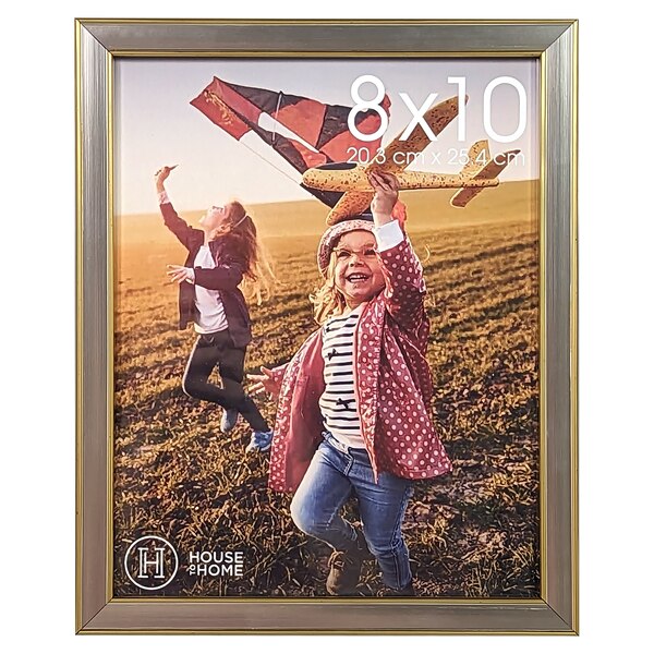 House To Home Two-Tone Metallic Picture Frame, 8 x 10 in