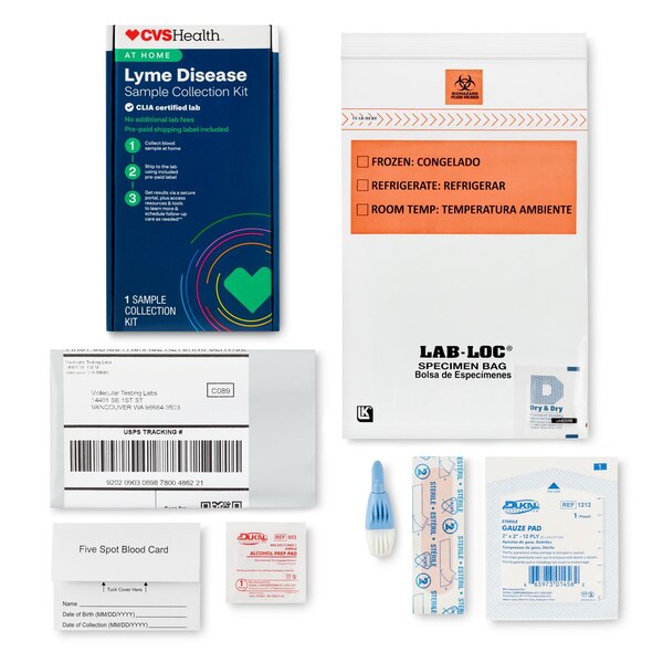 CVS Health At Home Lyme Disease Test Kit, 1 CT