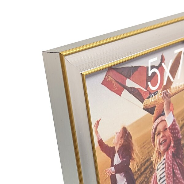 House To Home Two-Tone Metallic Picture Frame, 5 x 7 in
