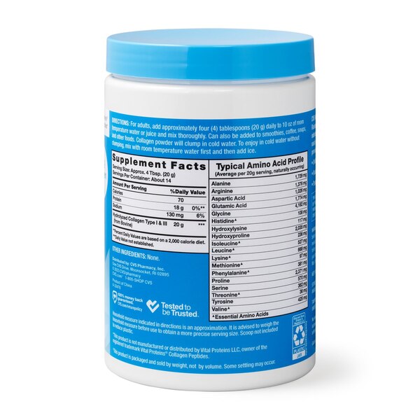 CVS Collagen Peptide Powder