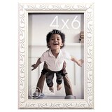 House To Home White Ornate Picture Frame, 4 x 6 in, thumbnail image