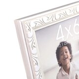 House To Home White Ornate Picture Frame, 4 x 6 in, thumbnail image