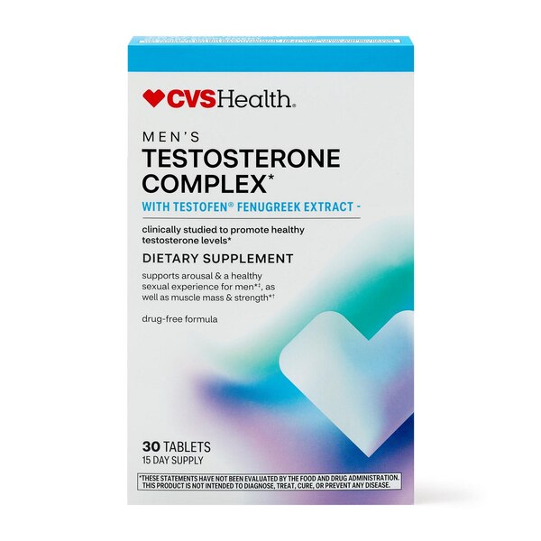 CVS Health Men's Testosterone Complex, 30 CT