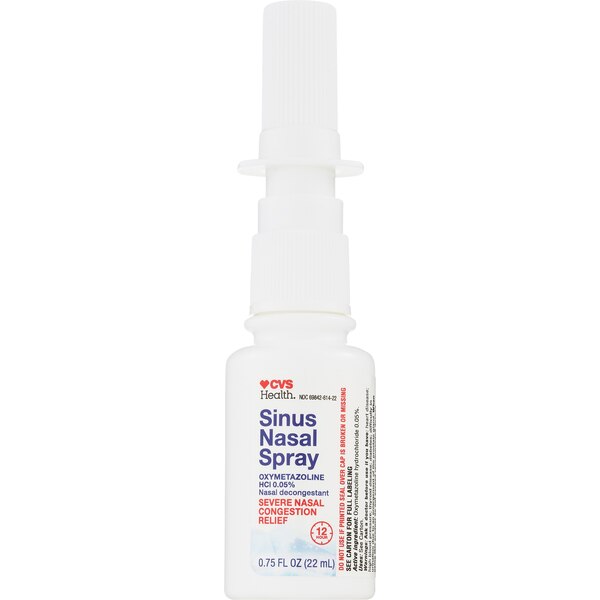 CVS Health 12HR Sinus Nasal Spray Oxymetazoline HCI 0.05%, 0.75 OZ