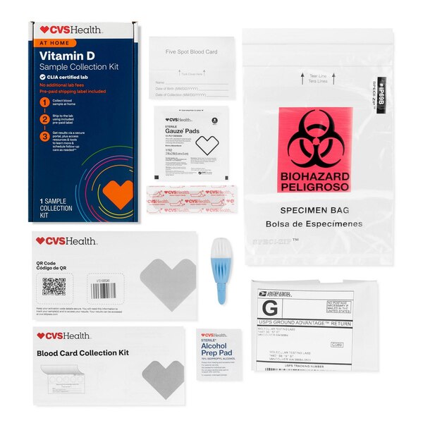 CVS Health At Home Vitamin D Test Kit, 1 CT