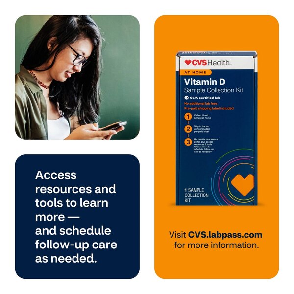 CVS Health At Home Vitamin D Test Kit, 1 CT
