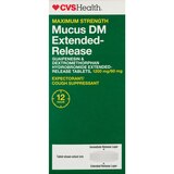 CVS Health 12HR Maximum Strength Mucus DM Extended Release Tablets, thumbnail image