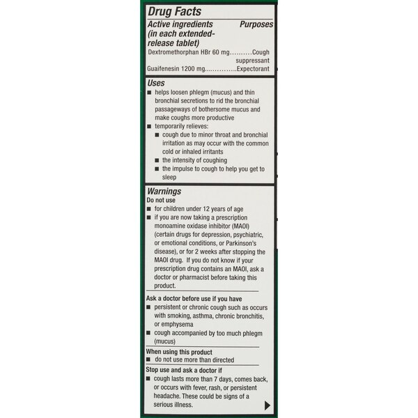 CVS Health 12HR Maximum Strength Mucus DM Extended Release Tablets