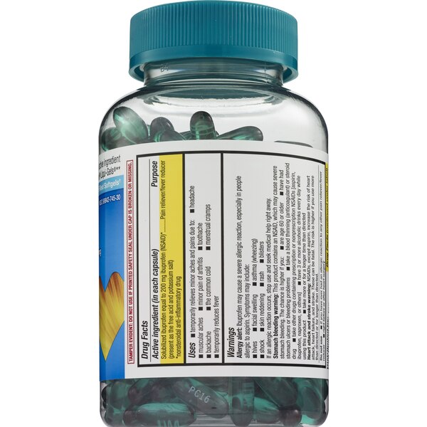 CVS Health Ibuprofen 200 MG Liquid Filled Softgels, 200 MG