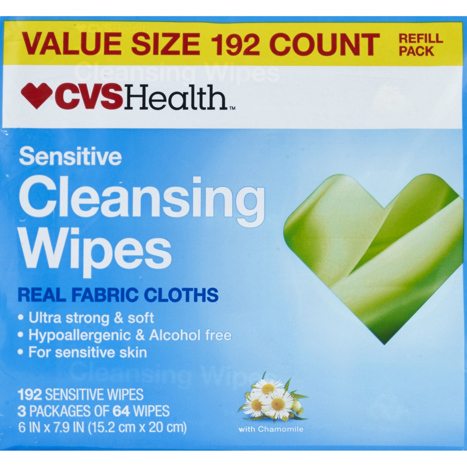 CVS Cleansing Wipes Refill Pack image.