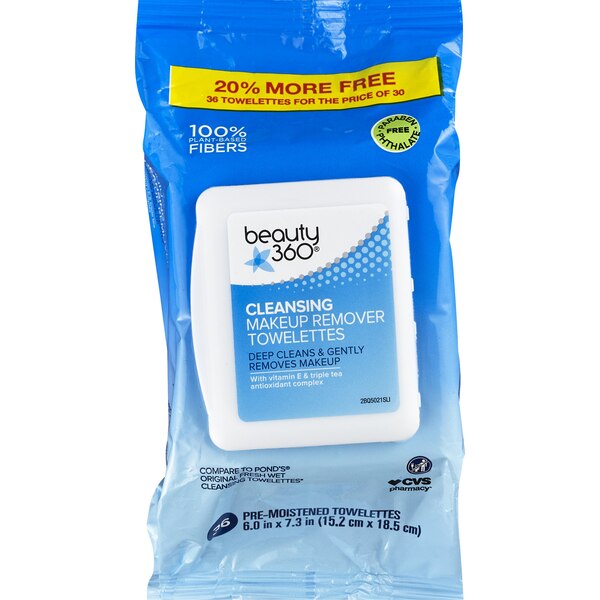 CVS Beauty Cleansing Makeup Remover Towelettes